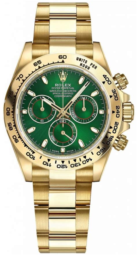 rolex daytona oro rosa quadrante verde|Rolex Cosmograph Daytona in Oro, M126505.